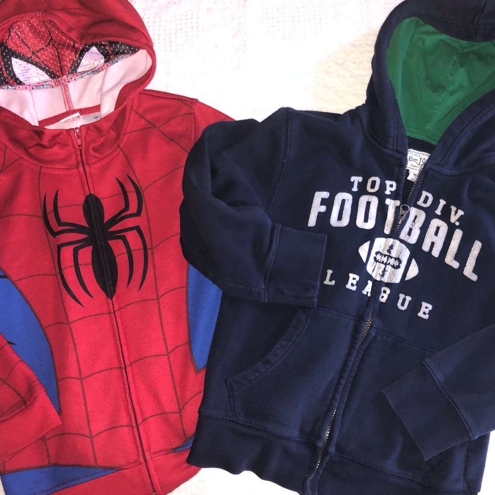 Play condition zip up boys hoodies